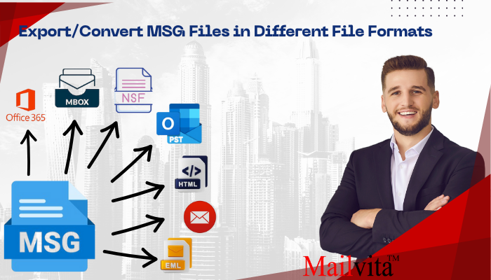 Cover image for How to Export/Convert MSG Files in Different File Formats?