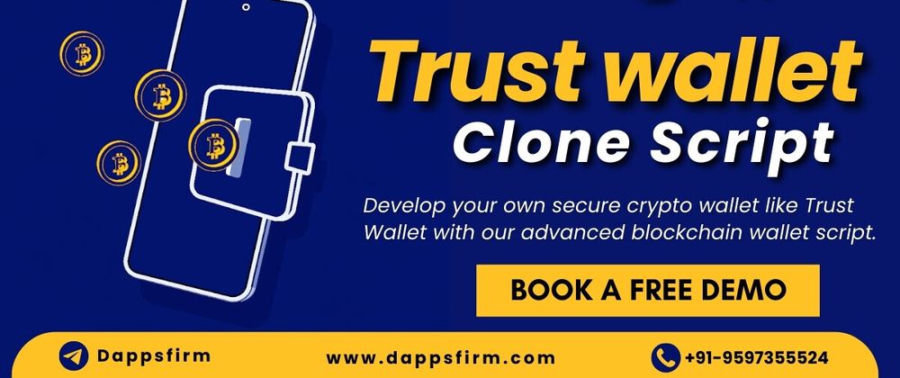 Cover image for Trust Wallet Clone Script: A Robust Solution for Safe Crypto Transactions