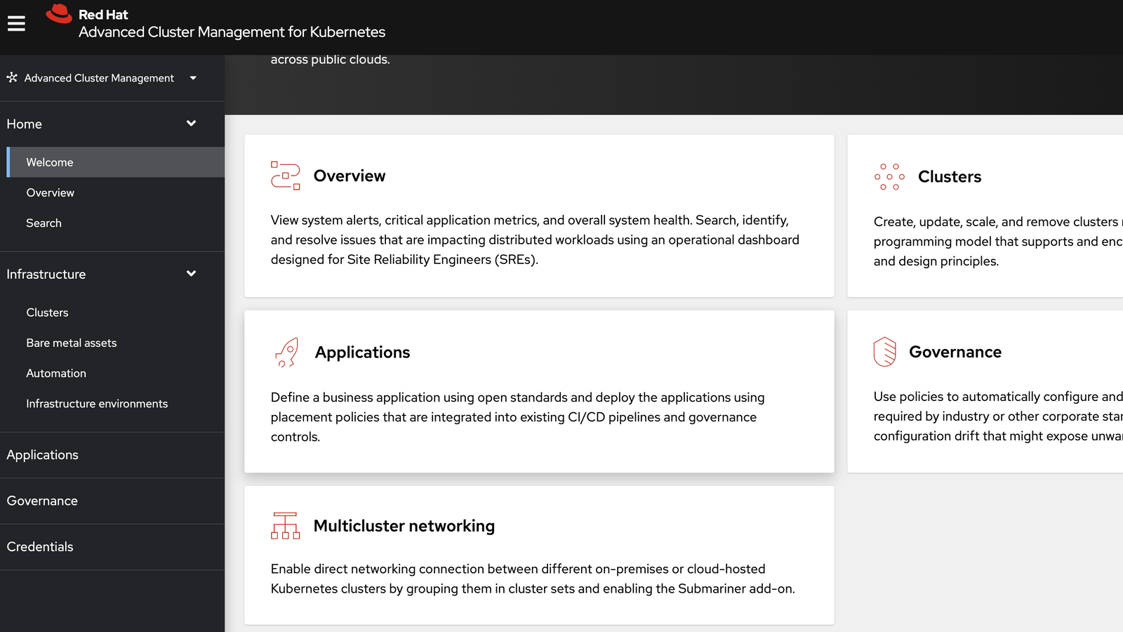 Redhat Advanced Cluster Management (RHACM)-Manage your applications and  clusters at scale - Goglides Dev 🌱